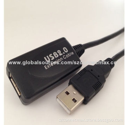 USB2.0 Active Extension Cable with Repeater 5/10/15m, AM/AF